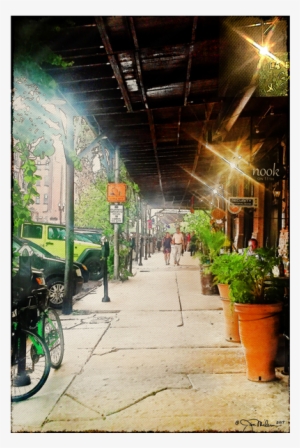 Old Market Walkway Canvas - Art #1970940
