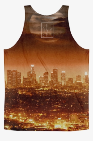 Los Angeles Skyline Men's Tank Top - Los Angeles Light Moon #1970987
