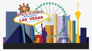 Use Your Las Vegas Mailing Address For Personal Or - Las Vegas Skyline Cartoon #1971329