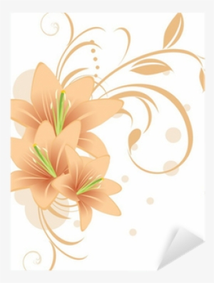 Lilies With Decorative Ornament - Ornamenty Lilie #1972221
