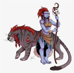 A Troll Druid Character Of Mine Currently Unnamed, - Cartoon #1972289