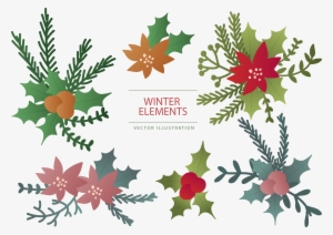 Leaf Christmas Ornament - Christmas Headband Vector #1972291