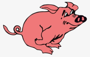 Wild Boar Download Mammal Document Pig - Pig Running Clipart #1972313