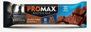 Picture Of Double Fudge Brownie - Promax Protein Bars #1973044