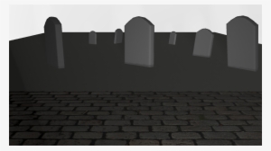 I Love His Low Poly, Flat Textures - 3d Cemetery Transparent Background #1973219