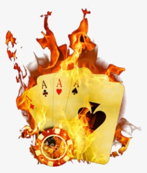 Playing Cards On Fire - Poker Cards 2 Mousepad Mouse Pad Mousemat Mouse Mat #1974479
