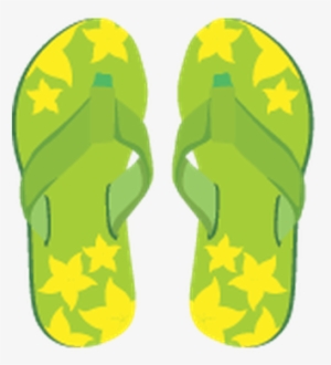 Summer - Transparent Background Beach Slippers Clipart #1975166