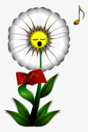 This Free Icons Png Design Of Singing Daisy #1975300