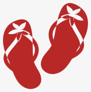Sandal Clipart Red Beach - Beach #1975340