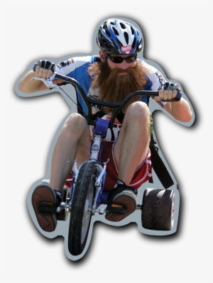 Bearded Guy On Bike #1975974