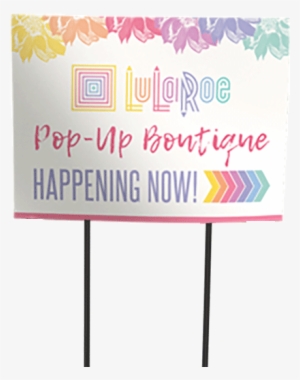 Lularoe Yard Sign - Lularoe Julia In Geometric Teal And Navy Pattern #1976595