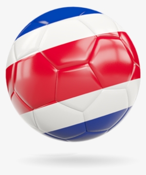 Illustration Of Flag Of Costa Rica - Costa Rica Flag Ball Png #1977378