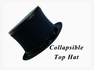 Top Hat Collapsible Premium Magic Trick - Top Hat Collapsible Premium Magic (black) - Trick #1977642