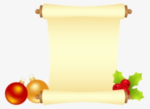 Paper Christmas Decoration Scroll - Christmas #1978158