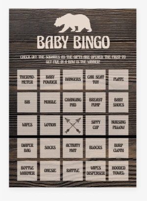 Woodland Baby Bingo Cards Printable By Littlesizzle - Bingo Card #1978700