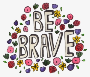 Cute Transparent Quotes Tumblr - Cafepress Be Brave Puzzle #1978731