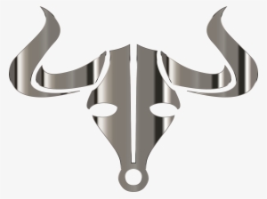 This Free Icons Png Design Of Polished Chrome Bull #1978848