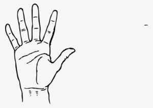 Finger Clipart Hand Palm - Island On Mount Of Moon #1979539