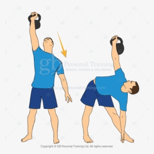 Kettlebell Windmill Exercise - Kettlebell Ab Exercises #1979542