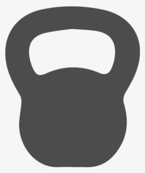 Kettlebell Icon Grey - Transparent Background Kettlebell Png #1979543