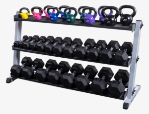 Gdr60 W/ Gkrt6 & Kbv - Kettlebell And Dumbbell Rack #1979567