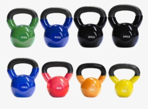 Home Gyms, Vinyl Coated Cast Iron Kettlebell - Vinyl Kettlebells #1980100