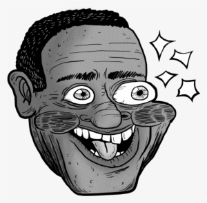 Face Facial Expression Nose Black And White Cartoon - Drawing #1980150