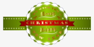 And Happy New Year Label Png Image - Christmas Day #1980252