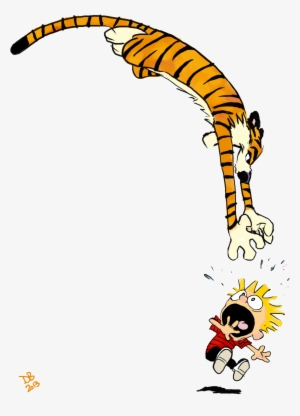 Calvin And Hobbes Png Free Download - Calvin And Hobbes Attack #1980529