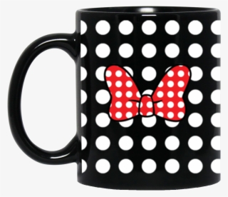 Minnie Bow On Black - Polka Dot #1980738