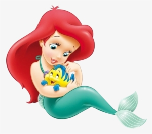Pequena Sereia Ariel Png - Baby Disney Princess Png #1981303