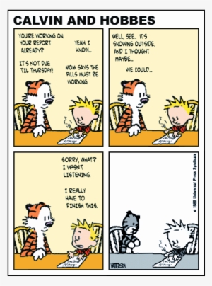 "if Calvin Took A Ritalin" - Calvin And Hobbes Independence Day #1981306