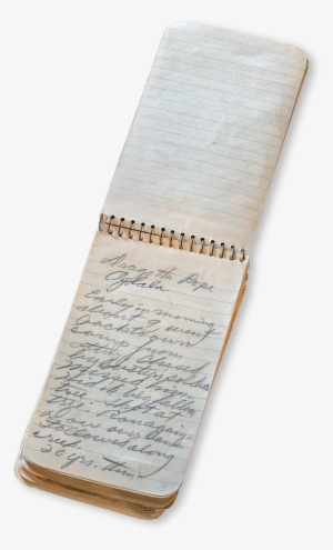 One Of Miller's Field Notebooks With An Interview Of - University Of Mary #1981463