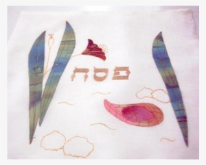 Matzo Cover Matzah Cover - Matzah Cover With Orchids & Moses #1981671