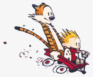 Calvin Hobbes Calvinandhobbes Friendship Tiger - Calvin And Hobbes Png #1981807