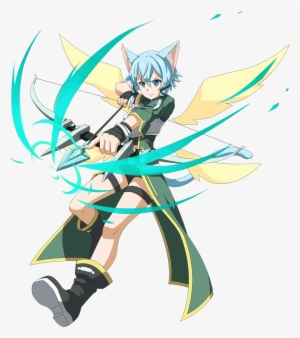 Png Free Sao Drawing Epic - Sword Art Online Memory Defrag Sinon #1981921