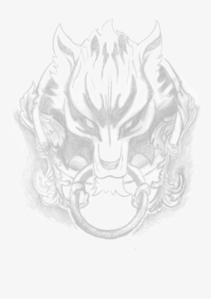Cloudy Wolf Tattoo By Mustang-inky On Deviantart - Design #1981995