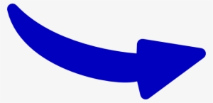 How To Set Use Solid Blue Curvy Arrow Svg Vector #1982200
