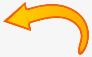 Curved Range Arrow Left Clip Art At Clipart Library - Curved Arrow Pointing Left #1982343