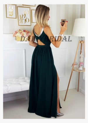 Chiffon Prom Dress, Sleeveless Prom Dress, Side Split - Lublin #1982575