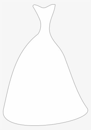 Bridesmaid - White Silhouette Wedding Dress #1982735