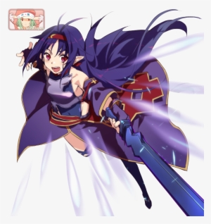 Yuuki Konno Sword Art Online Ii Render By Azizkeybackspace - Sword Art Online Yuuki Render #1982763