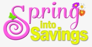Spring Into Savings Clipart #1982824