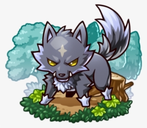 Black Wolf - Cartoon #1983372
