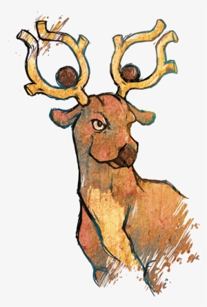 Drowzee Stantler Reeve ♂ Buck ♂ Level 10 Level - Cartoon #1983786