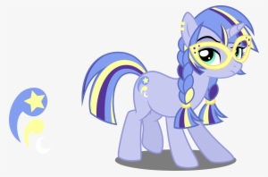 Xebck, Braid, Cutie Mark, Earring, Glasses, Looking - Cartoon #1984984