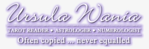 Tarot Reader, Astrologer & Numerologist - Nome Wania Em Png #1985188