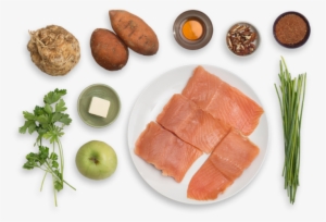 Bbq Salmon & Mashed Sweet Potatoes With Celeriac-apple - Barbecue #1985193