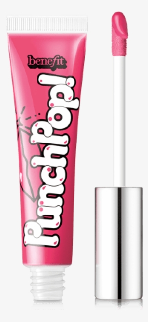 Punch Pop Liquid Lip Color Gives You A Non-sticky Shine - Benefit Punch Pop Liquid Lip Color 7ml #1985342