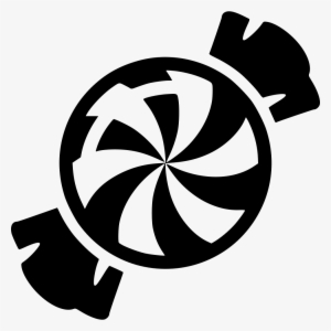 Peppermint Comments - Mint Candy Clipart Black And White Png #1985538